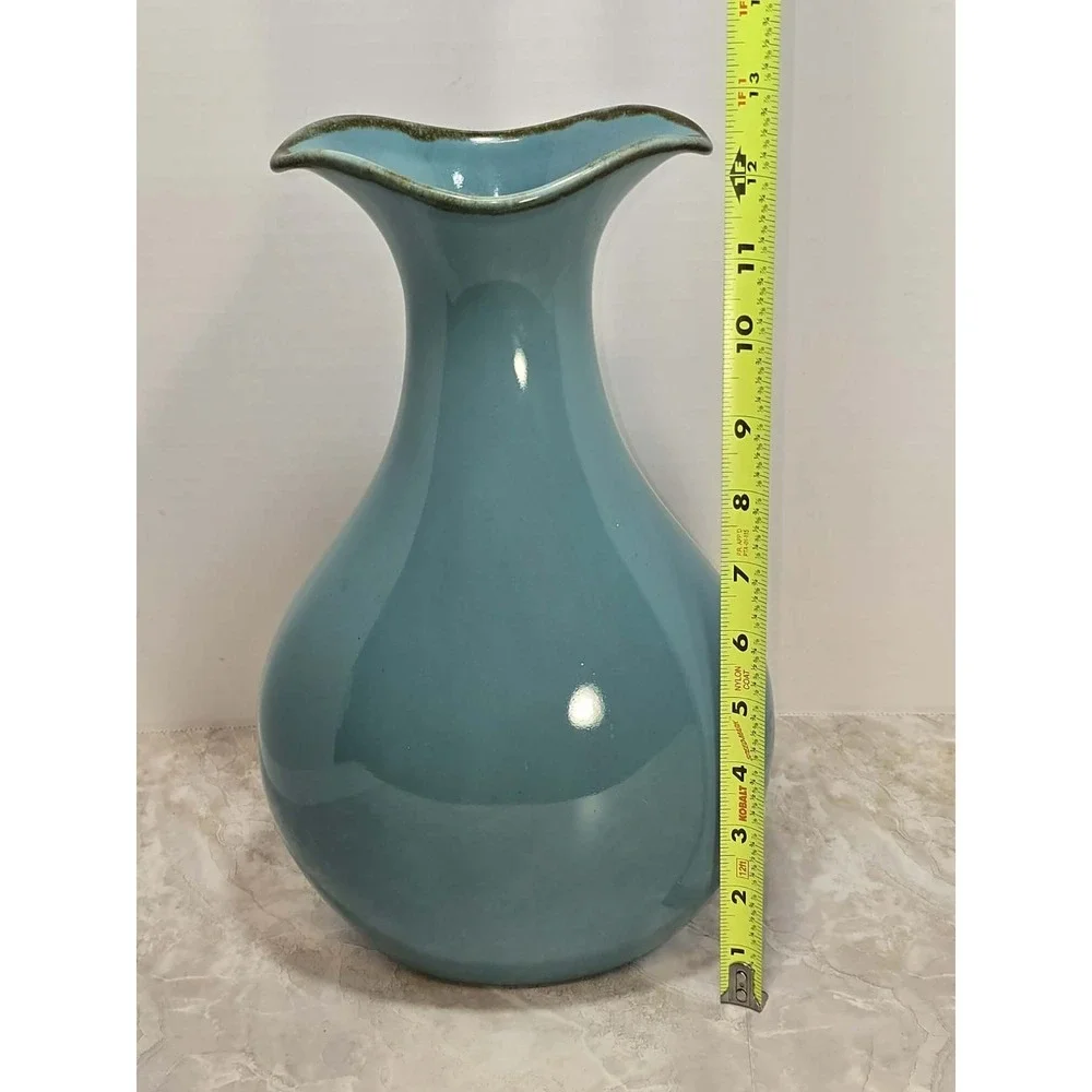 Southern Living At Home Blue Ceramic Vase 12